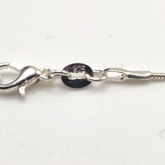 925 Sterling Silver Necklace w/ Cross Turquoise Christian Native Valentines New! - Picture 1 of 6